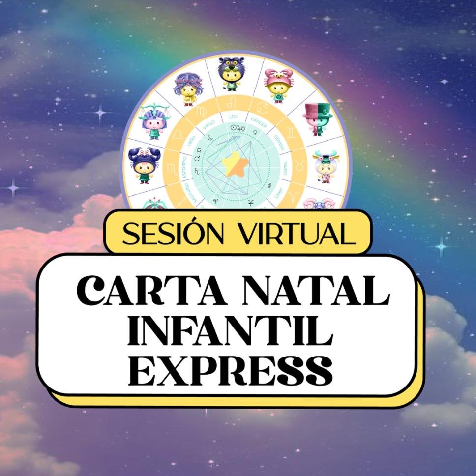 sesion virtual carta natal intantil express