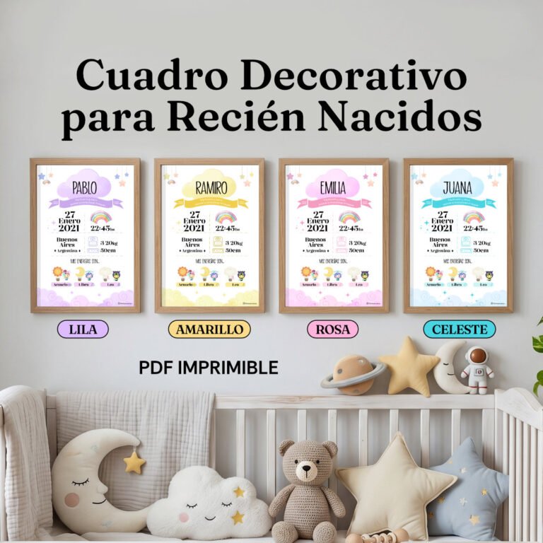 Carta Natal Decorativa par Recien Nacidos