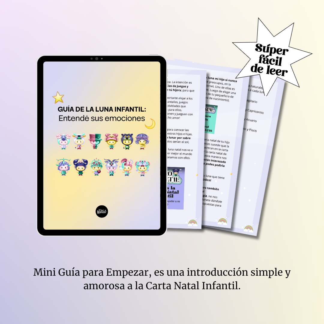 La Luna en la Infancia: Mini Guía para Empezar