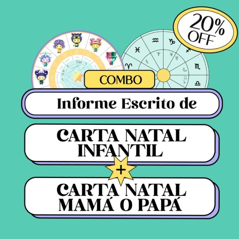 combo informe escrito de carta natal infantil y carta natal mama o papa