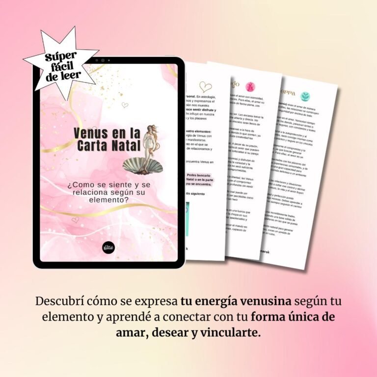 Venus en la carta natal