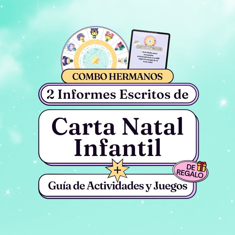 Combo Carta Natal Infantil para Hermanos