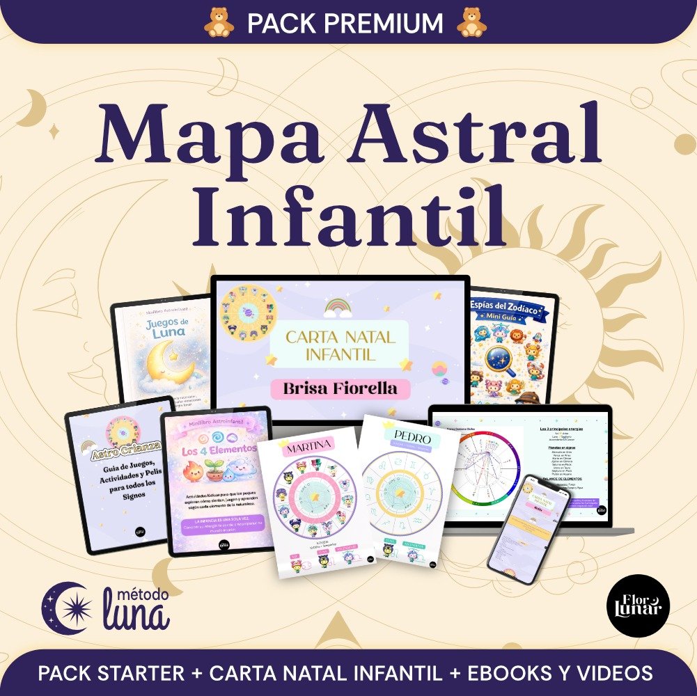 PACK PREMIUM 🧸 Carta Astral Infantil 🧸