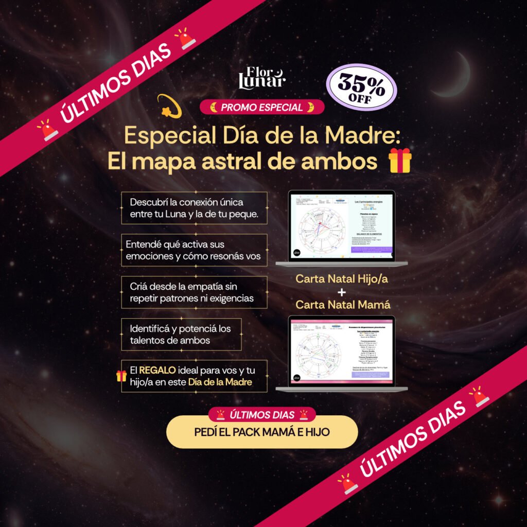 PACK PREMIUM 🧸 Carta Astral Infantil + Carta Astral Mamá o Papá