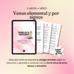 Ebook + Video: Venus en la Carta Natal - Signos y elementos