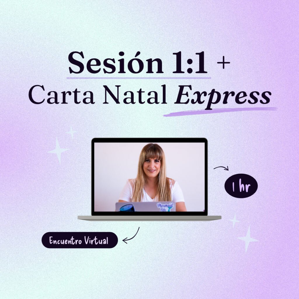 Sesión 1:1 Carta Natal Express – 1hr