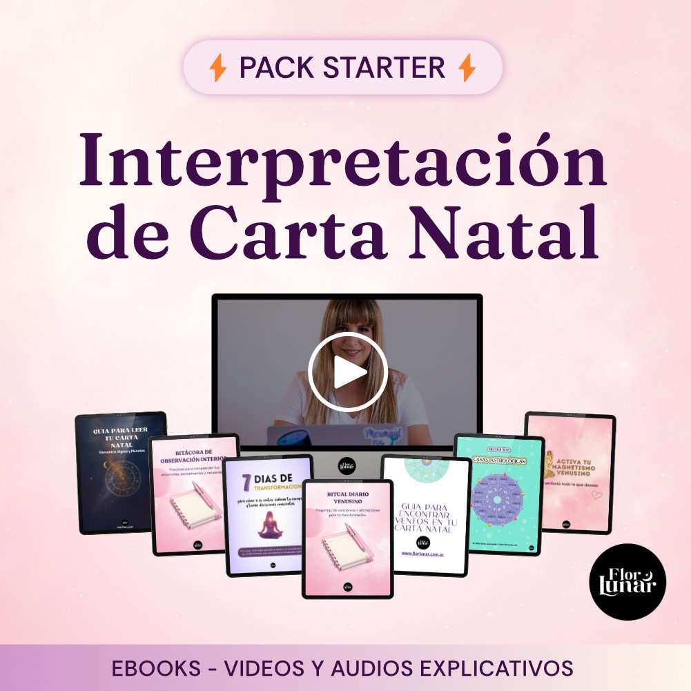 Pack Starter Venusino – Interpretación de Carta Natal