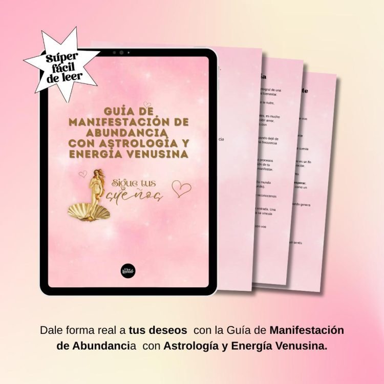 Guia de manifestacion de abundancia con astrologia y enerrgia venusina