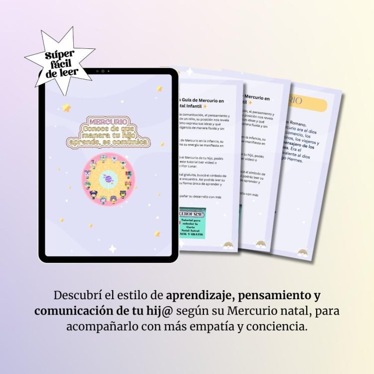 Mercurio conoce de que manera tu hijo aprende se comunica