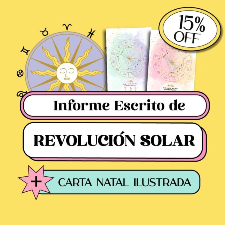informe escrito de revolucion solar y cata natal ilustrada